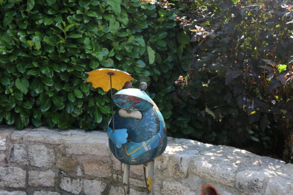Frosch mit Regenschirm (groß) – Bild 6